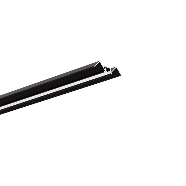 LED Eckprofil für Wand- und Deckenecken schwarz